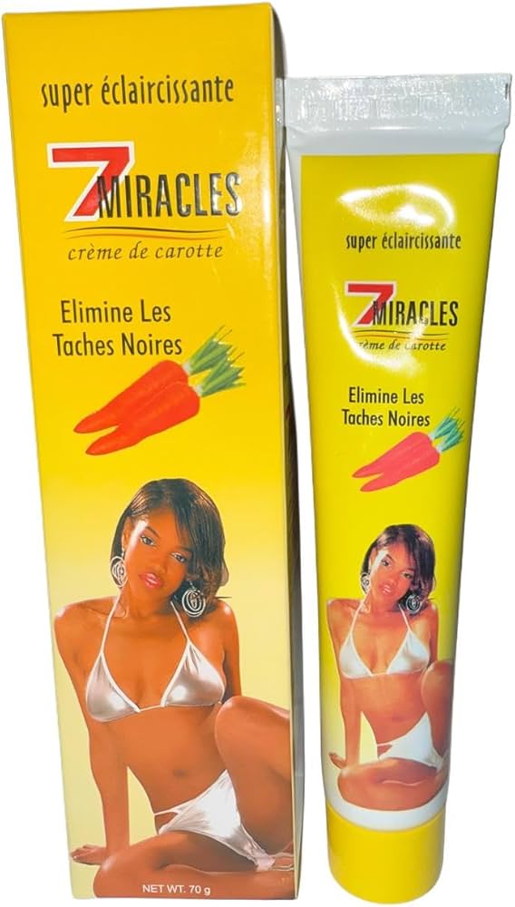 7 Miracles Super Éclaircissante Carrot Cream for Dark Spots ( 3 packs )