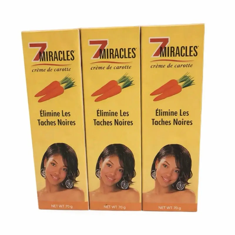 7 Miracles Super Éclaircissante Carrot Cream for Dark Spots ( 3 packs )