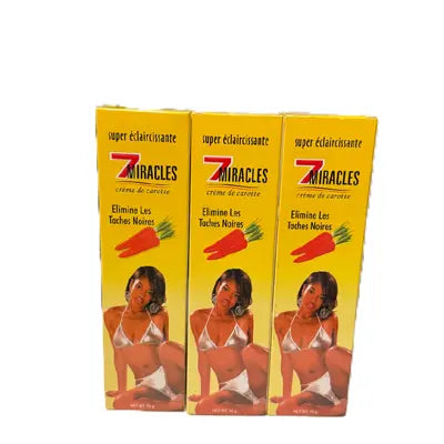 7 Miracles Super Éclaircissante Carrot Cream for Dark Spots ( 3 packs )