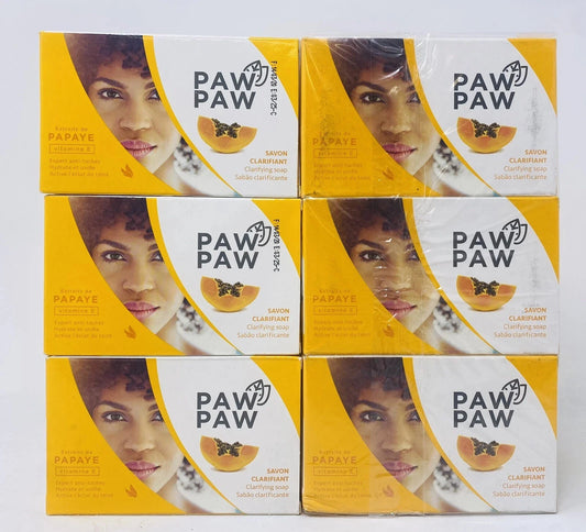 Paw Paw - Clarifying Soap With Papaya { PACK OF 6 } 180g EACH